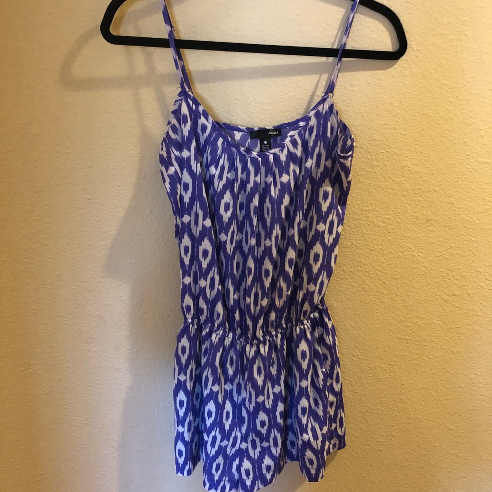Aqua romper size small